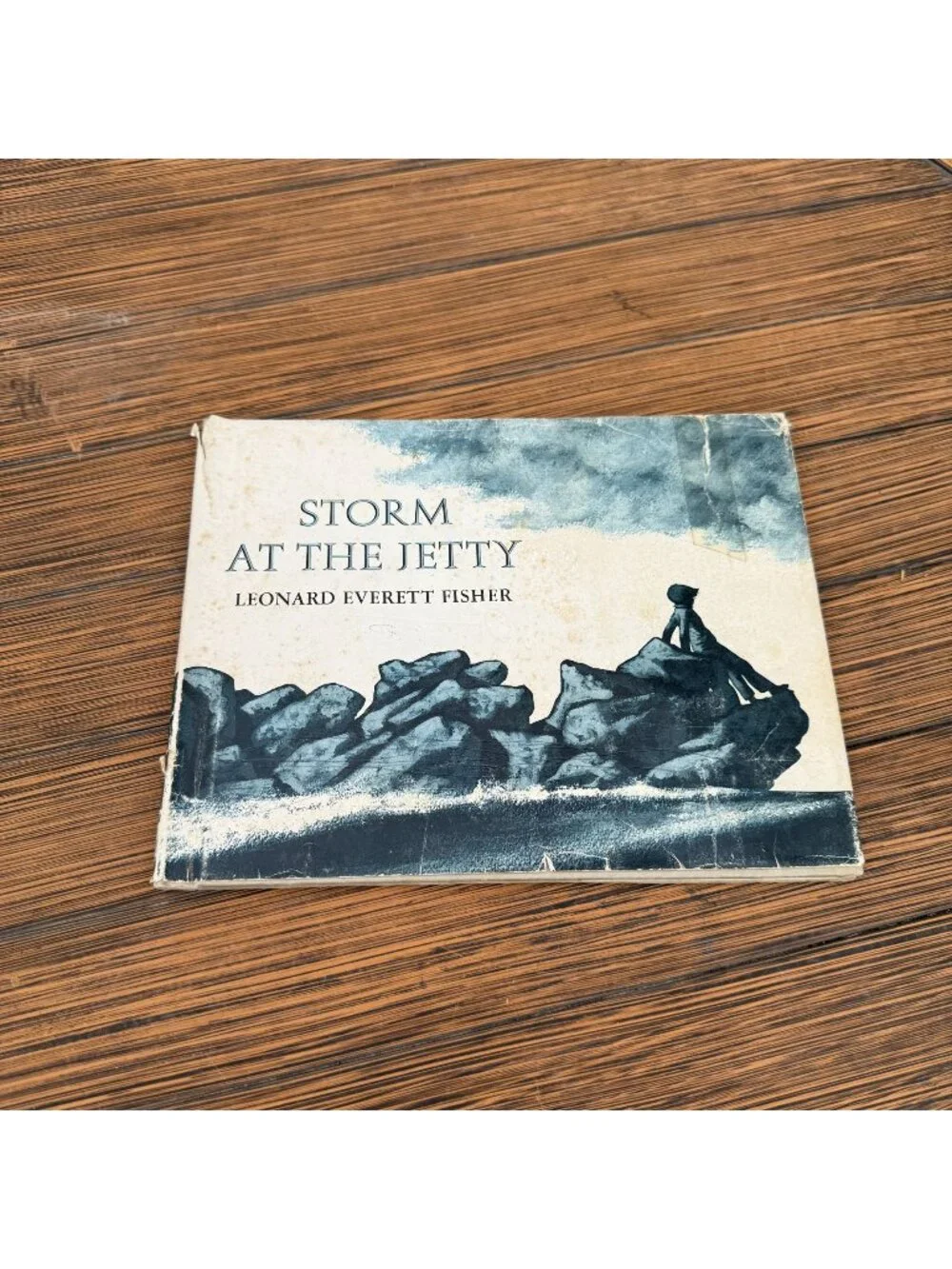 Storm at the Jetty by Leonard Everett Fisher 1981 First Edition HC Illustrated